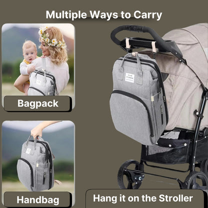 Moms' All-in-One Diaper Bag Backpack